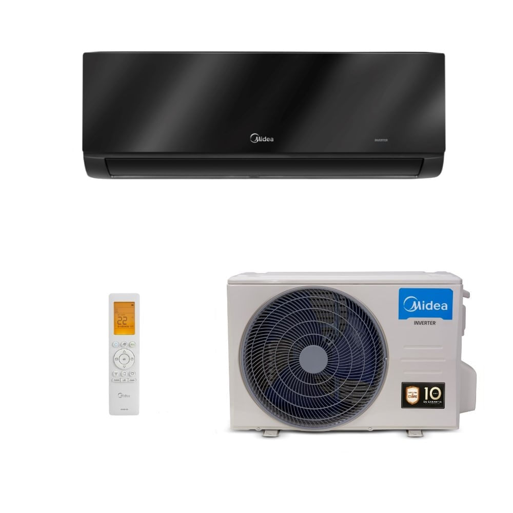 Ar-condicionado Split Hw Inverter Springer Midea Xtreme Save Connect Black Edition 12.000 Btus R-32 Quente/frio 220v