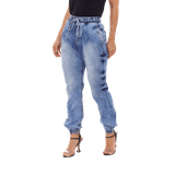 Calça Feminina Jogger Jeans Clara Lazúli