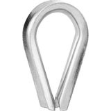 Anilha Para Cabo De Aço 1/4&quot; Inox - Vonder