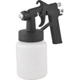 Pistola Para Pintura Ar Direto 1,2mm 2,3pcm Caneca Plástica