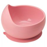 Tigela Bowl Em Silicone Com Ventosa Rosa Buba