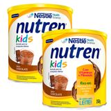 Kit 2 Nutren Kids Chocolate Suplemento Alimentar Lata 350g