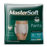 Roupa Íntima Mastersoft Pants Unissex Tamanho P/m Com 16 Unidades Descartáveis