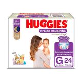 Fralda Descartável Huggies Natural Care G Mega Com 24 Unidades