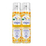 Kit 2 Desodorante Íntimo Vagisil Jasmim Branco 75ml