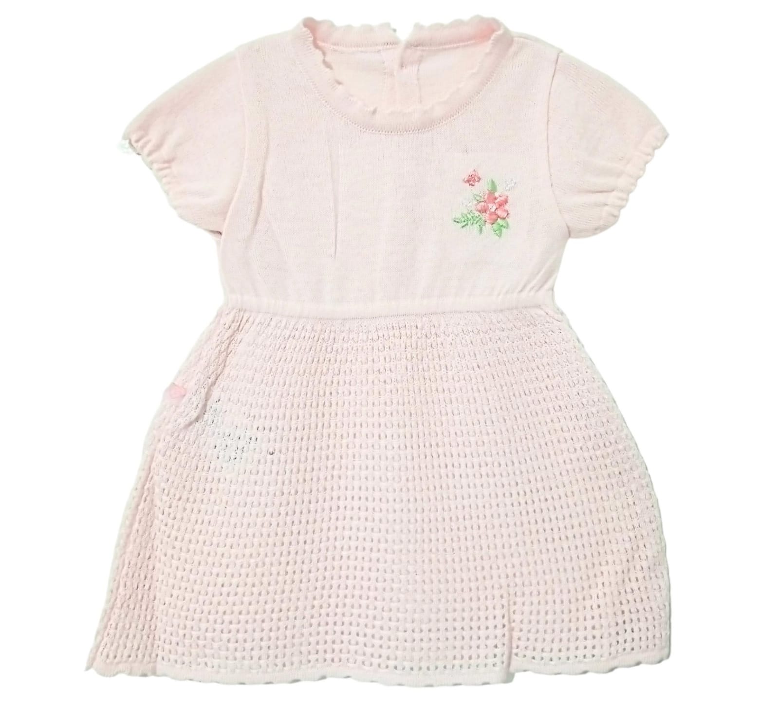 Vestido Bebê Helen Rosa Linha Brisa - Fofinho