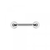 Barra Apoio de 30 cm em aço Inox ø7/8' 25mm Ba78/3 Cromado