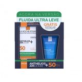 Protetor Solar La Roche-posay Anthelios Airlicium Fps 50 Sem Cor 40g + Gel De Limpeza Facial Effaclar Concentrado 50g - Kit