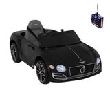 Carro Infantil Eletrico Bentley EXP12 6V Com Controle Remoto Preto