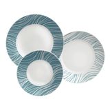Jogo De Pratos Tramontina Clarice Porcelana Decorada 12 Pc