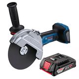 Esmerilhadeira 7 Pol Gws 18v-180 Pc Brushless Biturbo  Com Bateria 2,0 Ah Bosch-bivolt