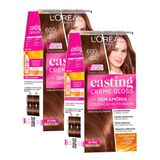 Tintura Casting Creme Gloss L&#39;oréal Paris 600 Louro Escuro | Kit Com Duas Unidades