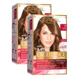 Tintura Creme Imédia Excellence L&#39;oréal Louro Escuro 6 Kit | Kit Com Duas Unidades