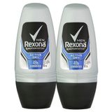 Desodorante Antitranspirante Rexona Men Active Roll-on Com 50ml | Kit Com Duas Unidades