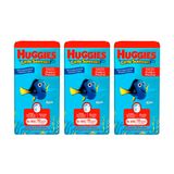 Kit 3 Fralda Huggies Little Swimmers Tamanho G/xg Pacote Com 10 Fraldas Cada