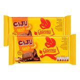 Kit 2 Chocolate Garoto Castanha De Caju 80g