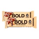 Kit 2 Barra De Proteína Bold Sabor Trufa De Chocolate 20g De Proteína Zero Açúcar Com 60g