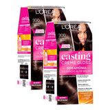 Tintura Casting Creme Gloss L&#39;oréal Paris 300 Castanho Escuro | Kit Com Duas Unidades