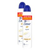 Desodorante Antitranspirante Aerosol Dove Original 250ml Leve Mais Pague Menos Kit com Duas Unidades