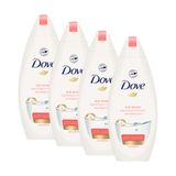 Kit 4 Sabonete Líquido Dove Anti-stress Água Micelar 250ml