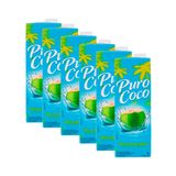 Kit 6 Água De Coco Puro Coco 1 Litro