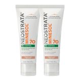 Kit 2 Protetor Solar Facial Neostrata Minesol Oil Control Fps 70 Cor Médio Claro 40g