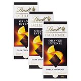Chocolate Lindt Excellence Intense Orange Dark Com 100g | Kit Com Três Unidades