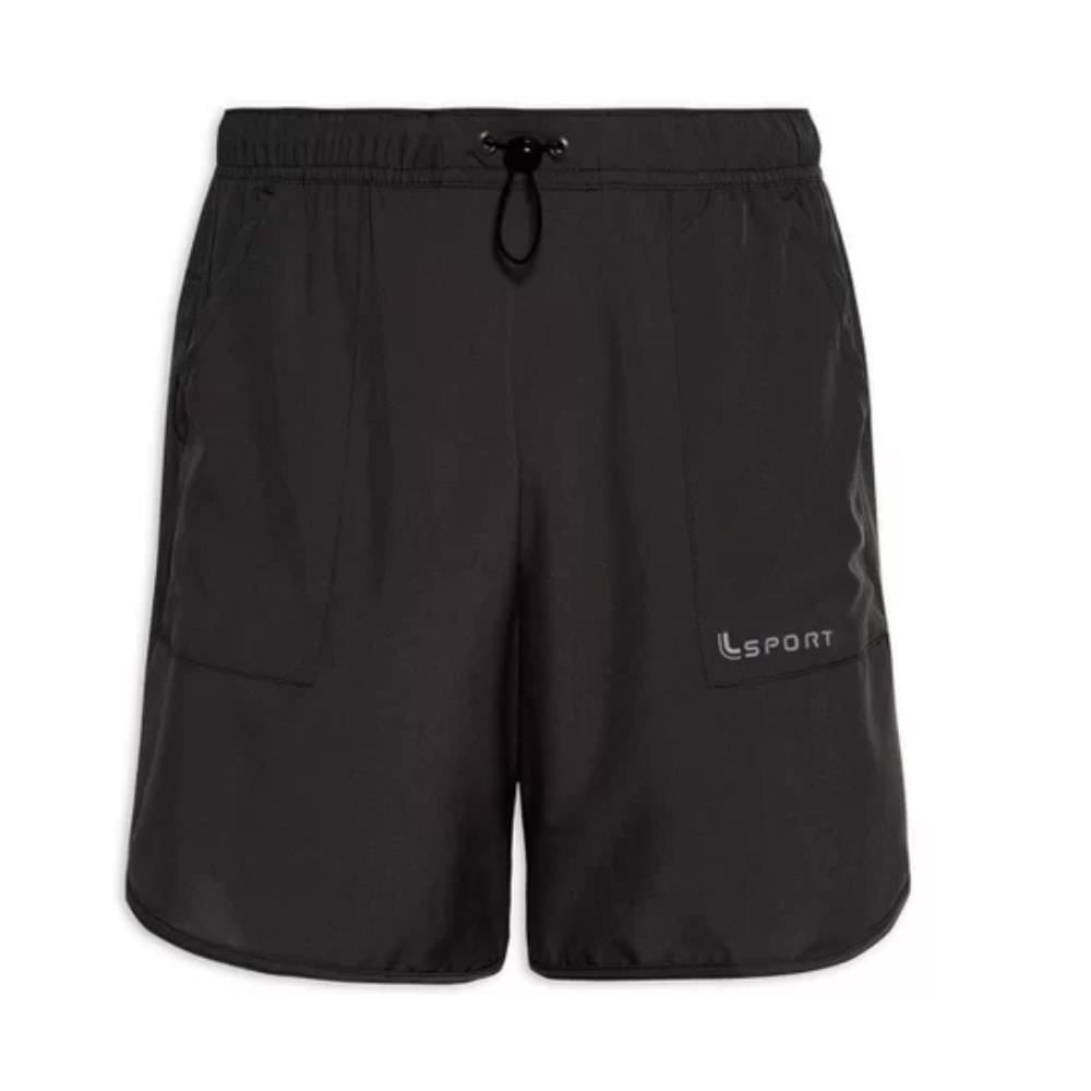 Short Lupo Masculino Running 76103 Preto G