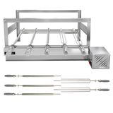 Churrasqueira Giratória Grill Inox Gira Soft Grill 5 Espetos Lado Direito