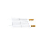 Grelha Plana Quadrada P/ Churrasqueira 45x68 Aço Galvanizado