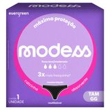Calcinha Absorvente Modess Fluxo Leve/moderado Gg