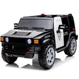 Carro Elétrico Infantil Jipe Policia 12v Com Controle Remoto Bw236pt Importway