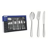 Faqueiro Tramontina Satri Em Aço Inox Com Facas De Mesa Acabamento Alto Brilho 101 Peças Tramontina