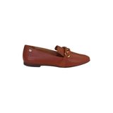 Mocassim Feminino Loafer Couro Marrom 365 Soft Ultraconforto
