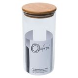 Pote De Vidro Borosilicato 1,2l Com Tampa De Bambu - Bahia - Oxford