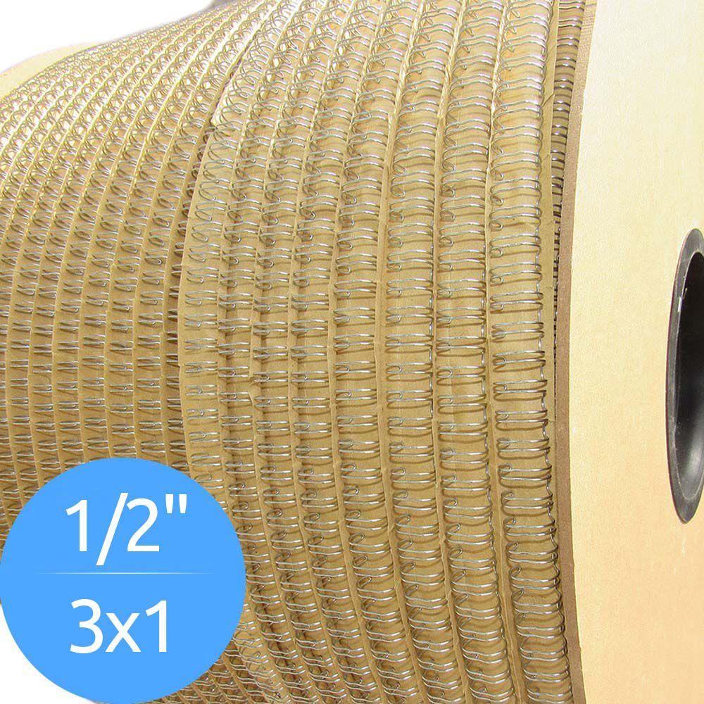 Bobina de Garras de Duplo Anel Wire-o 3x1 1/2 100 Folhas