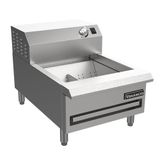 Conservador De Fritura Elétrico Venâncio Linha Prime Aço Inox Uma Cuba Aquecedor 18&quot; 110v