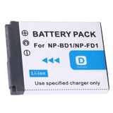 Bateria Mamen Np-bd1 E Np-fd1 Para Câmeras Sony Cyber-shot
