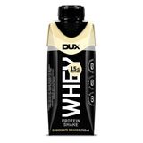 Bebida Láctea Uht Whey Protein Shake Dux Sabor Chocolate Branco Com 15g De Proteína 250ml