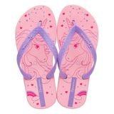 Chinelo Ipanema Feminino Infantil Unicórnio Rosa e Lilás 35