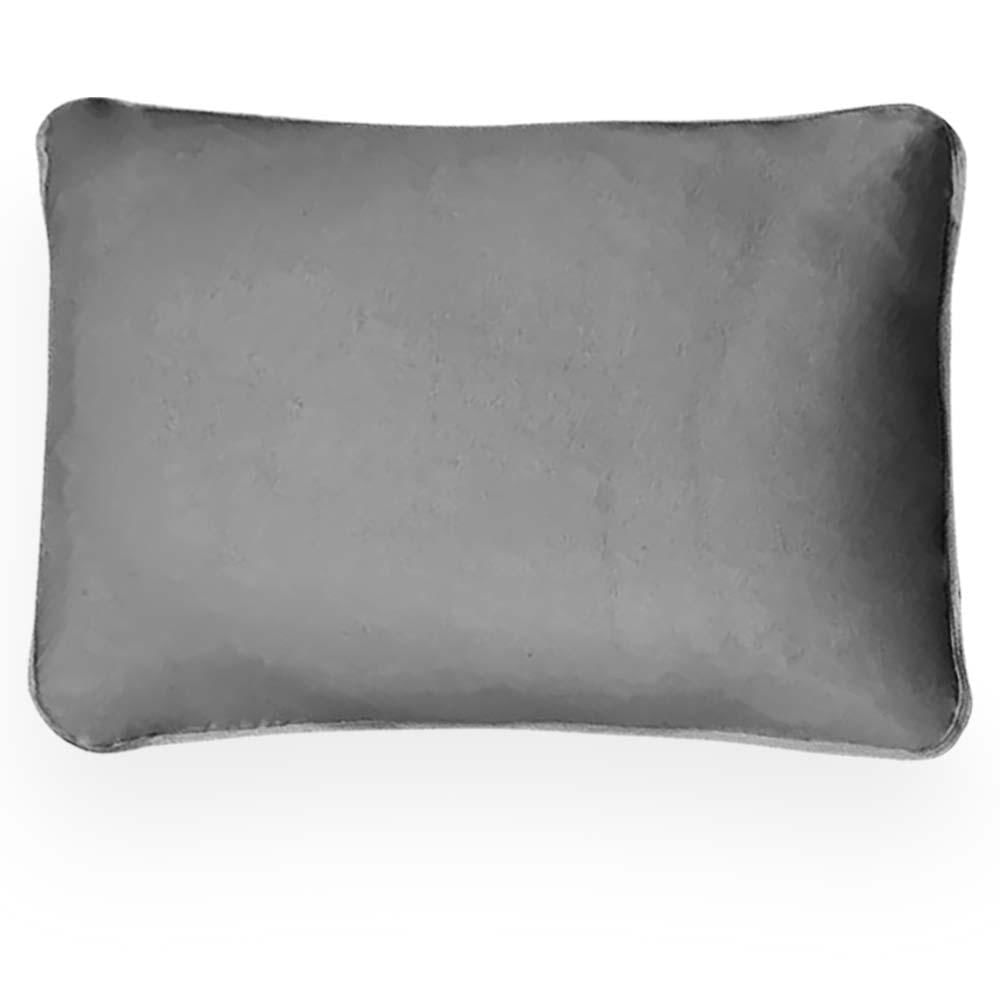 Fronha Avulsa Padrão Malha Colors - Catran Cinza