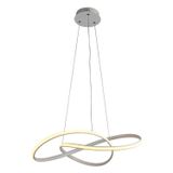 Pendente Atom 63x15cm 1 Led 36w 3000k 1188 Lúmens Hm019w Bella Iluminação Branco