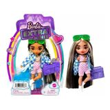 Boneca Barbie Extra Minis Doll Morena Cabelo Castanho Longo