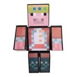 Boneco Streamers Techno 3031202 - Algazarra 35 Cm Minecraft