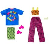 Barbie Roupas E Acessórios Conjunto Vibrantes Hjt36 Mattel