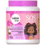 Creme De Pentear Salon Line Sos Cachos 5em1 Hidratação Kids 1kg