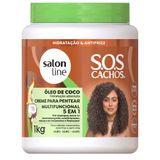 Creme De Pentear Salon Line Sos 5em1 Óleo Coco 1kg