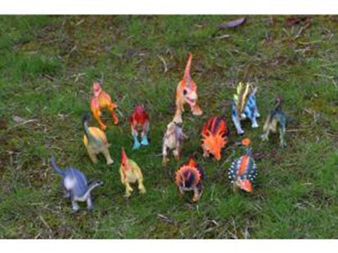 12pcs Simulação Das Crianças Dinossauro Modelo Brinquedo Educacional T