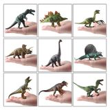 9 Peças De Simulação Dinossauro Modelo Jungle Dinosaur Doll