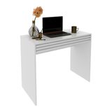 Escrivaninha/mesa Escritório 90cm Com 1 Gaveta Multimóveis Cr25261 Branco